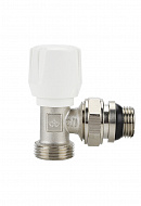 Радиаторный клапан (вентиль) ручной регулировки Varmega VM10012, 1/2" x 3/4"EK НР, угловой, с самоуплотняющимся полусгоном 
