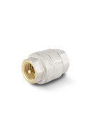 Обратный клапан Varmega VM04801, 1/2" ВР, с металлическим седлом, никелированный 