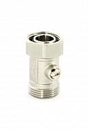*Узел нижнего подключения Uni-fitt 194N3300 3/4"EKх3/4"EK НР-ВР, прямой, со встроенным шаровым краном, одинарный раздельный 