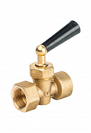 *Кран запорный трехходовой Watts 10009480 RM 15-MM 1/2" ВР-ВР, для манометра 