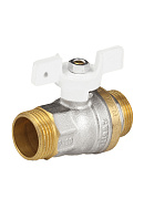 Кран шаровый Aquasfera Standard 1105-02, НР 3/4", полнопроходной, ручка-бабочка 