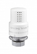 Термостатическая головка (термостат) Royal Thermo Design RTO 07.0009, жидкостная, М30х1.5, белая 