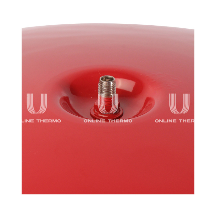 Расширительный бак для отопления Stout STH-0005-000080, 80 л, красный вертикальный, на ножках 