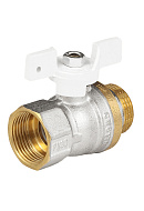 Кран шаровый Aquasfera Standard 1104-03, ВР-НР 1", полнопроходной, ручка-бабочка 