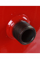 Расширительный бак для отопления Stout STH-0005-000100, 100 л, красный вертикальный, на ножках 