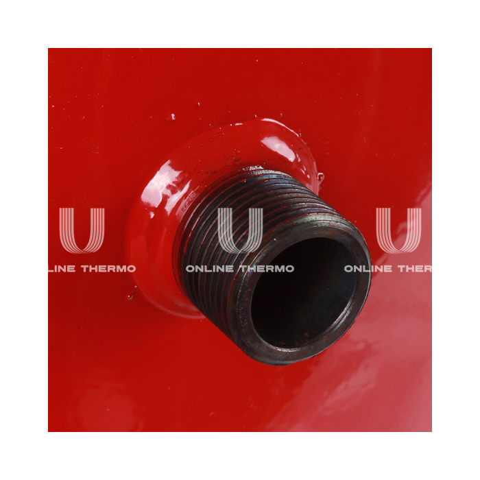 Расширительный бак для отопления Stout STH-0005-000100, 100 л, красный вертикальный, на ножках 