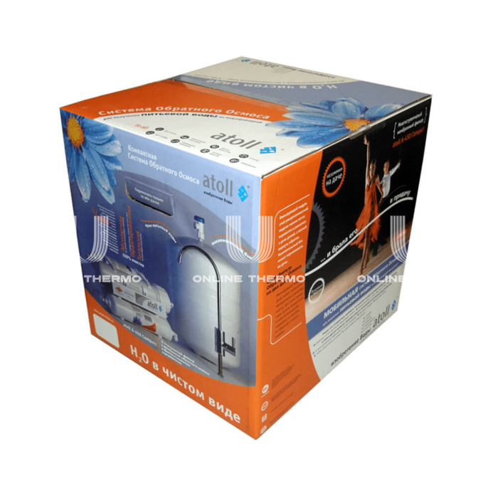 Система обратного осмоса Atoll ATEFDR063 A-450m STD Compact, 4 ступени, с минерализацией, 120 л/сутки 