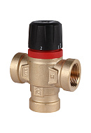 Термостатический смесительный клапан Rommer RVM-0111-164320 ВР 3/4", Kvs 1.6, PN5, 20-43°C 