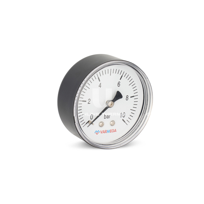 Манометр аксиальный Varmega VMMT08-631002, диаметр 63 мм, 10 бар, 1/4" 