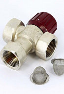 Термостатический смесительный клапан Watts Aquamix 10017423 DN25 ВР 1", Kvs 2.1, PN10, 32-50°C 