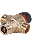 Термостатический смесительный клапан Rommer RVM-1121-186520 НР 3/4", Kvs 1.8, PN5, 30-65°C 
