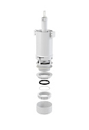 Сливной механизм Alcaplast A02 для низкорасположенного бачка 