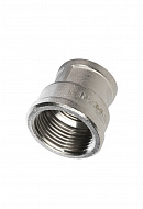 Муфта переходная с внутренней резьбой Stout ВВ никелированная 1/2"×3/8" 