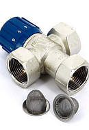 Термостатический смесительный клапан Watts Aquamix 10017421 DN25 ВР 1", Kvs 2.1, PN10, 25-50°C 