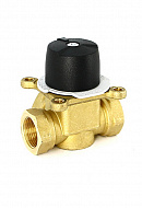 Трехходовой поворотный клапан Uni-fitt 360G0630 DN20, ВР 3/4", Kvs 6 