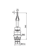 Сливной механизм Alcaplast A06 для скрытых систем инсталляции 