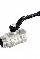 Кран шаровый Bugatti Arizona 06050007 1/2" НР-ВР, 605, стандартный проход, ручка-рычаг 