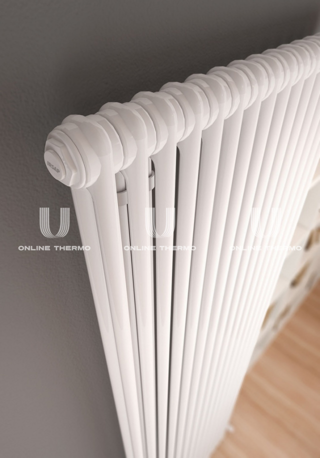 Стальной трубчатый радиатор Irsap Tesi 2 RR218000801A430N01 21800/08 T30 3/4", боковой, белый, с креплением 