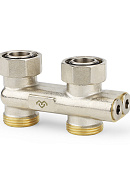Узел нижнего подключения Varmega VM13951, 3/4"EKх3/4"EK НР-ВР, прямой, перекрестный 