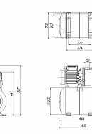 Насосная станция (насос-автомат) Джилекс Джамбо 4720 70-50 Ч-24, корпус из чугуна, бак 24 л 
