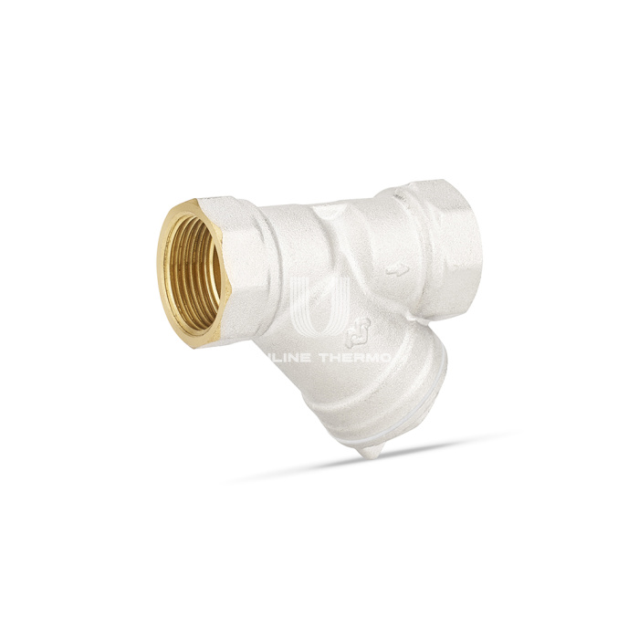Косой фильтр механической (грубой) очистки Varmega VMFF01-N00808, 1 1/2", ВР-ВР, никелированный 