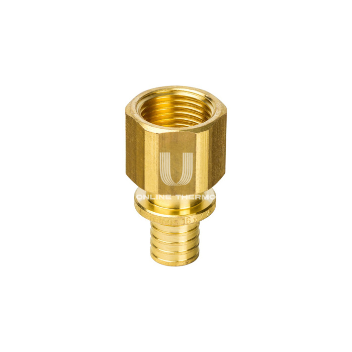 Переходник Stout с внутренней резьбой 16xG 1/2", аксиальный 