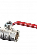 Кран шаровый Oventrop Optibal 1076208, 1" ВР-НР, полнопроходной, ручка-рычаг 
