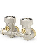 Узел нижнего подключения Varmega VM13801 3/4"EKх3/4"EK НР-ВР, угловой, для однотрубных систем 