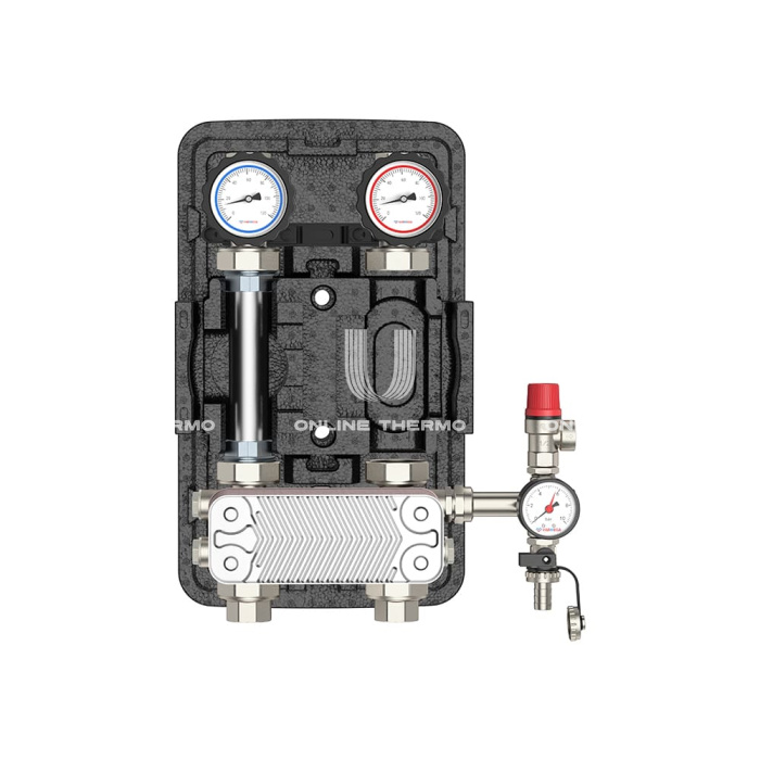Насосная группа Varmega V-Flow VMPG13-253000, с теплообменником, DN25, 30 пластин, нержавеющая сталь, без насоса 