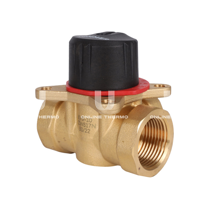 Трехходовой поворотный клапан Rommer RVM-0003-010025 ВР 1", Kvs 10 