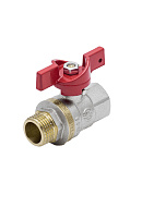 Кран шаровый Aquasfera Euro 1004-01, ВР-НР 1/2", полнопроходной, ручка-бабочка 
