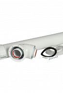 Комплект коаксиальный Stout для прохода через стену (совместим  Protherm) 60/100, 850 мм 