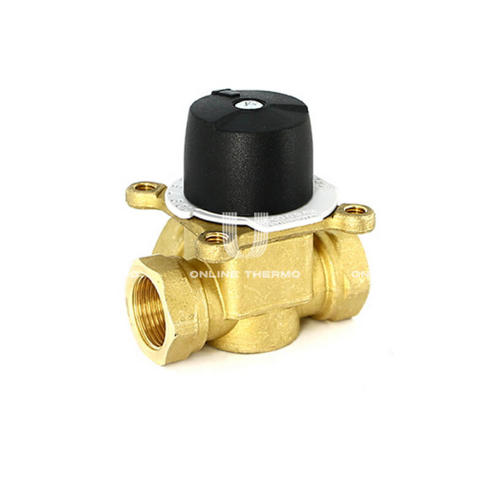 Трехходовой поворотный клапан Uni-fitt 360G2660 DN40, ВР 1"1/2", Kvs 26 