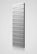 Биметаллический дизайн радиатор Royal Thermo PianoForte Tower 500 Silver Satin (серый) - 22 секции, нижнее / верхнее раздельное подключение 
