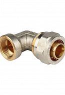 Угольник (угол) с внутренней резьбой Stout SFS-0007-003426 3/4"х26, никелированный, компрессионный 