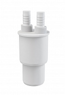 *Переходная муфта Alcaplast AKS6, для стока 40/50 мм, резьбовое соединение G1/2" 