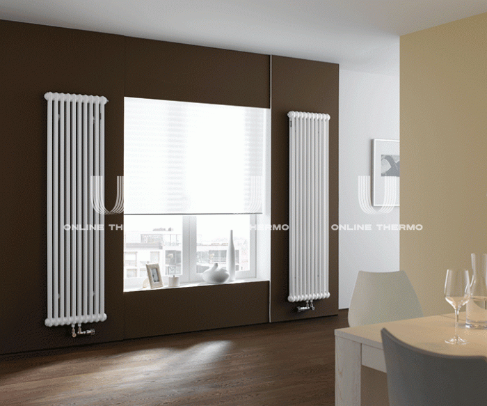 Стальной трубчатый радиатор Arbonia 2180/10 № 69, RAL 9016 1/2", нижний, белый, без крепления 