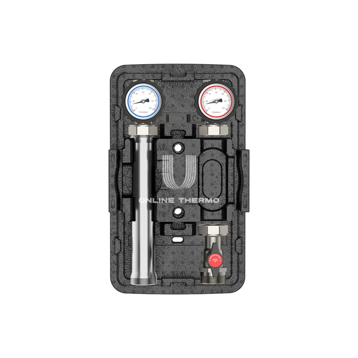 Насосная группа Varmega V-Flow VMPG10-250000, прямая, DN25, нержавеющая сталь, без насоса 