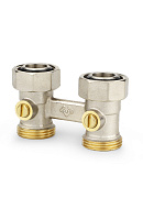 Узел нижнего подключения Varmega VM14111 3/4"EKх3/4"EK НР-ВР, прямой, для двухтрубных систем 