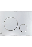 Кнопка смыва AlcaPlast THIN M671, хром глянцевая 