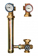 Насосная группа Stout SDG-0002-002501 DN 25 (1") с термосмесителем, без насоса 