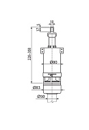 Сливной механизм Alcaplast A02 для низкорасположенного бачка 