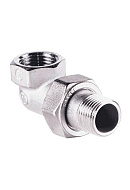 Угловое разъемное соединение "американка" Giacomini R19X004, 3/4", никелированное 