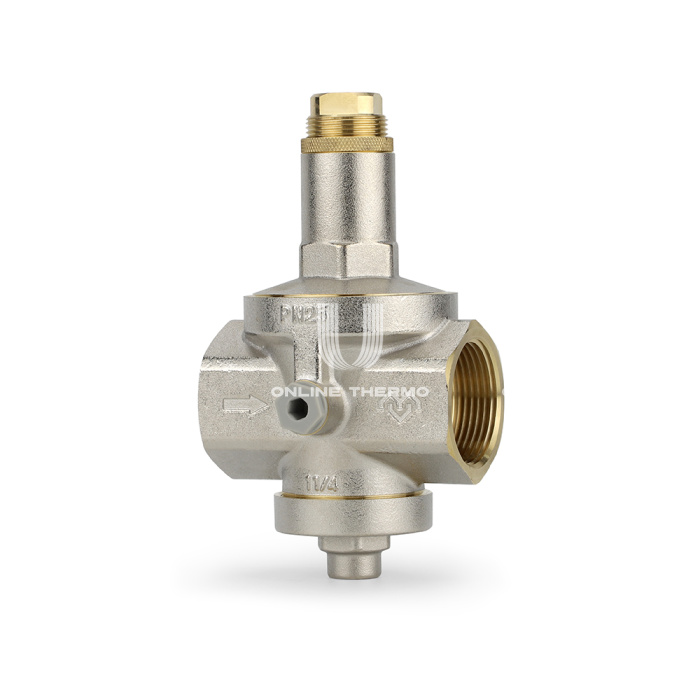 Редуктор давления Varmega VM12804, 1 1/4", PN25, мембранный, с присоединением к манометру 