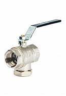 Кран шаровой Stout с фильтром 1" 1/4 