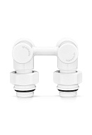Узел нижнего подключения Varmega VMDV20-100415, 1/2"×3/4"EK НР, угловой, белый 