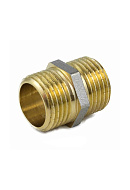 Ниппель равносторонний Aquasfera 9022-02 НР 3/4", никелированный 
