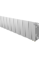 Биметаллический дизайн радиатор Royal Thermo PianoForte VD 200 Bianco Traffico (белый) VDR80 - 18 секций, нижнее правое подключение, 80мм 