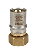 Муфта переходная (переходник) с накидной гайкой Stout SFP-0016-001220 1/2"х20, пресс-фитинг 