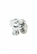 Кран шаровый для стиральных/посудомоечных машин Uni-Fitt 181A2300, 1/2"х3/4"" НР-НР, с розеткой, ручка-флажок 